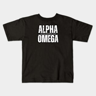 Alpha Omega Revelation 1:8 Kids T-Shirt